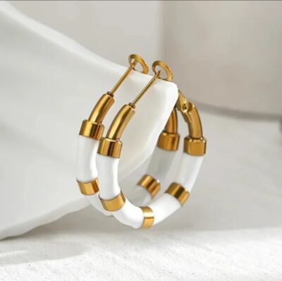 Acero Inoxidable Enchapado en Oro 18K