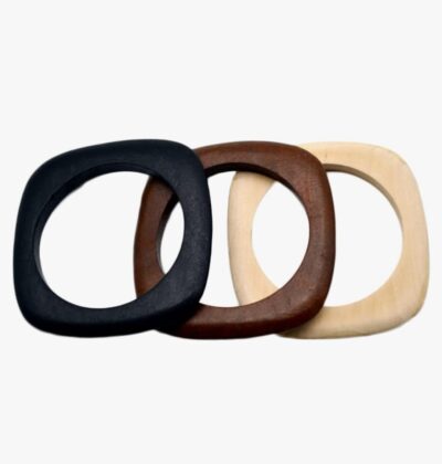 Set de Pulseras de Madera